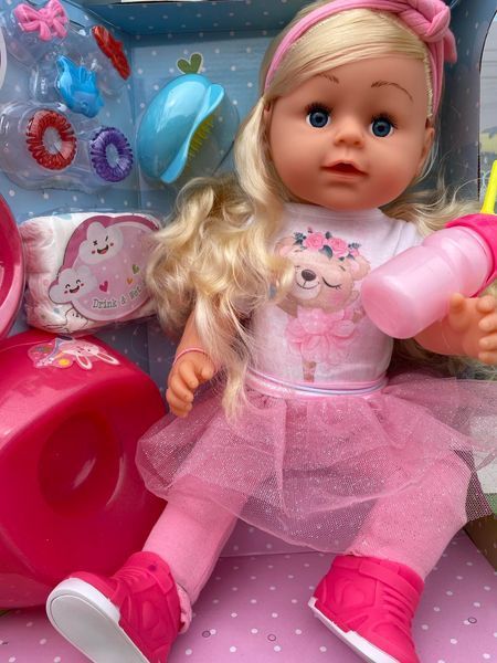 Кукла Пупс Сестричка Yale Baby BLS 024 C плачет слезами, аксессуары, ходит на горшок 173576 фото