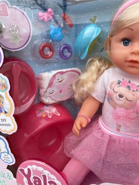 Кукла Пупс Сестричка Yale Baby BLS 024 C плачет слезами, аксессуары, ходит на горшок 173576 фото