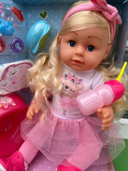 Кукла Пупс Сестричка Yale Baby BLS 024 C плачет слезами, аксессуары, ходит на горшок 173576 фото