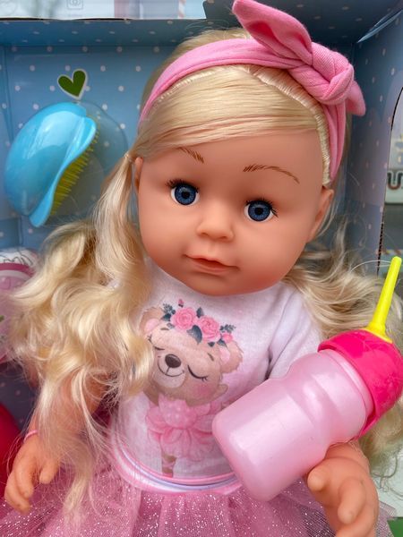 Кукла Пупс Сестричка Yale Baby BLS 024 C плачет слезами, аксессуары, ходит на горшок 173576 фото