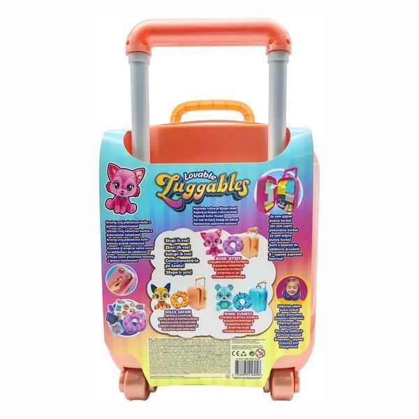 Набір Lovable Luggables м&rsquo;яка іграшка Розі з подушкою у валізі 2511001 2511001 фото