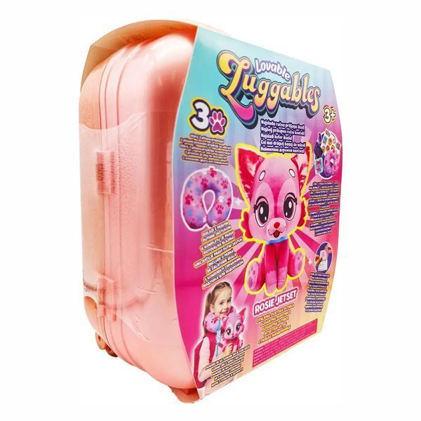 Набір Lovable Luggables м&rsquo;яка іграшка Розі з подушкою у валізі 2511001 2511001 фото