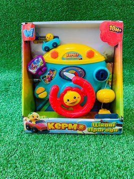 Музичне дитяче кермо 61847 WToys з озвучуванням українською мовою, підсвіткою, піснями та казками 178400 фото