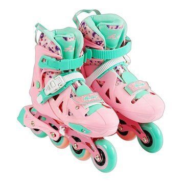 Дитячі ролики Skates розмір 34-37 d колес &ndash; 6.5 см Рожевий  186035 фото