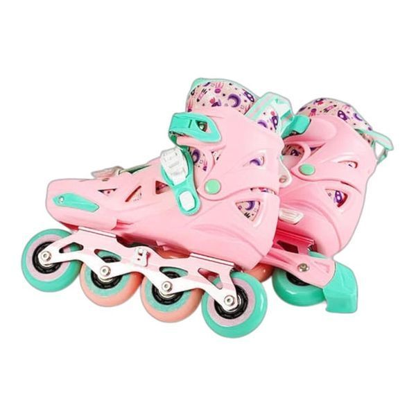 Дитячі ролики Skates розмір 34-37 d колес &ndash; 6.5 см Рожевий  186035 фото