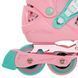 Дитячі ролики Skates розмір 34-37 d колес &ndash; 6.5 см Рожевий  186035 фото 6