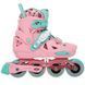 Дитячі ролики Skates розмір 34-37 d колес &ndash; 6.5 см Рожевий  186035 фото 3