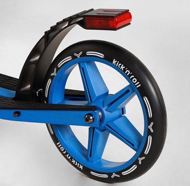Самокат двоколісний Lamborghini Синій колеса PU 200 мм, 1 амортизатор Best Scooter LB-8466 115955 фото
