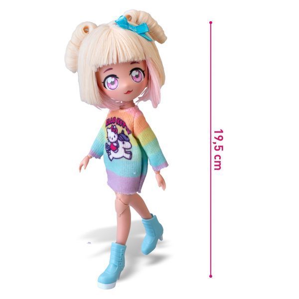 Лялька Ігровий набір 4SF Manga Dolls серії Hello Kitty" &ndash; Стильна Цукерочка-єдиноріг" 40966 фото