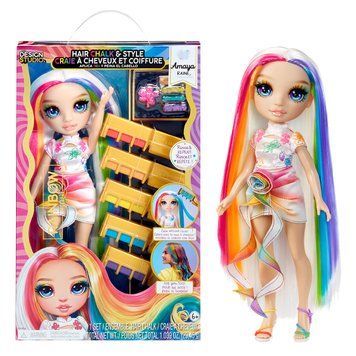 Ігровий набір з лялькою Rainbow High серії Крейда для волосся та стиль Амая 526780 фото