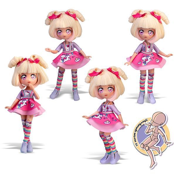 Лялька 4SF Manga Dolls серії Hello Kitty" &ndash; Цукерочка-єдиноріг" 40944 фото