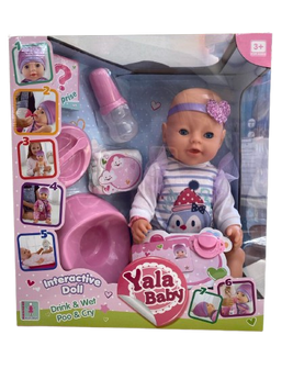 Пупс Лялька Yala baby BL 242 D висота 45см плаче сльозами, аксесуари, ходить на горщик 159960 фото