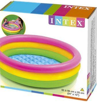 Басейн надувний Веселка Intex 58924 NP на 51 л розміром 86х25см 14714 фото