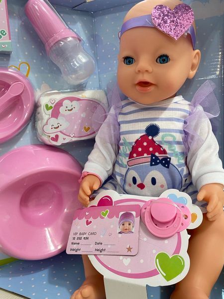 Пупс Лялька Yala baby BL 242 D висота 45см плаче сльозами, аксесуари, ходить на горщик 159960 фото