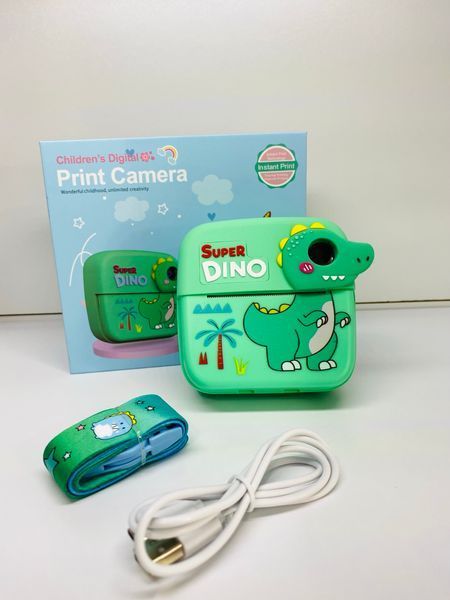 Фотоапарат дитячий з функцією миттєвий друк Print Camera Діно 72970 178620-1 фото