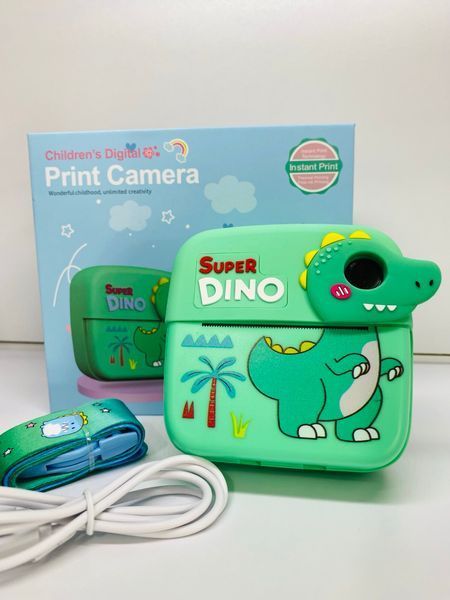 Фотоапарат дитячий з функцією миттєвий друк Print Camera Діно 72970 178620-1 фото