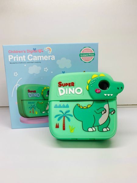 Фотоапарат дитячий з функцією миттєвий друк Print Camera Діно 72970 178620-1 фото