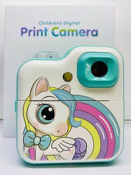 Фотоапарат дитячий з функцією миттєвий друк&nbsp;Print Camera Єдиноріг C 72971 178620 фото