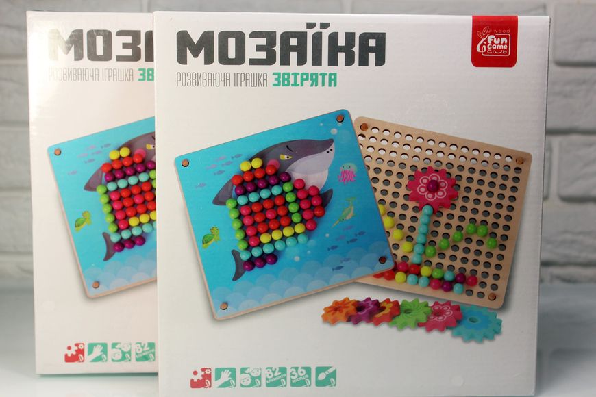 Деревянная мозайка 75402 4FUN Game Club wood 82 детали, в коробке 75402 фото