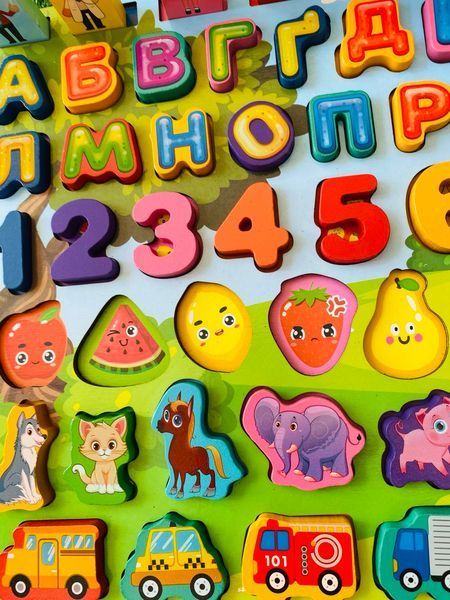 Деревянный сортер логическая доска 31592 WToys магнитная рыбалка 177467 фото