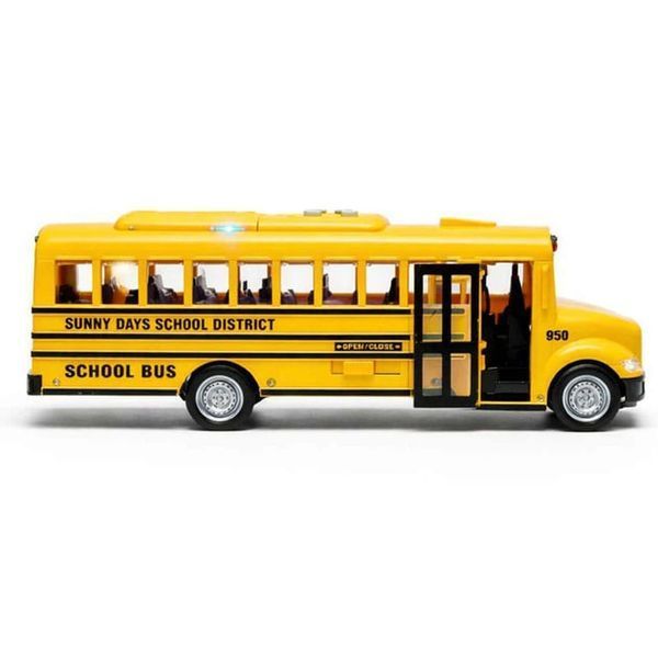 Машина спецтехніка Автобус Шкільний Wenyi WY 950 A інерція, звук, світло, рухомі елементи 112957 фото