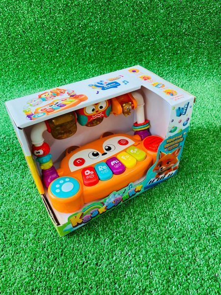Музичний центр "Казкарики" 83339 WToys підсвічування, пісні, казки, віршики, ноти, брязкальця, кільця, каруселі, перемикач режимів 178797 фото