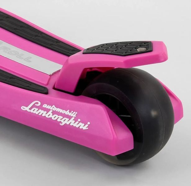 Самокат триколісний складаний Рожевий Lamborghini  101284 фото