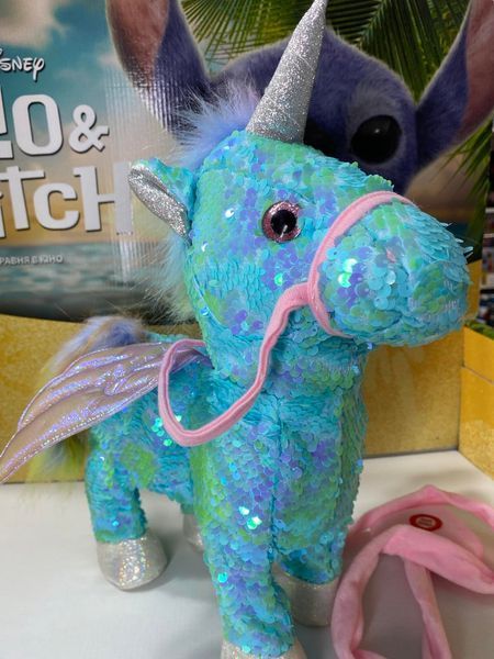 Інтерактивна іграшка ​​​​​​​Магічний Единоріг Поні Блакитний Happy Unicorn М14795 танцює, ходить, співає англійські пісні, TK Group 14795-2 фото